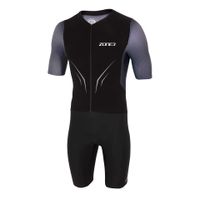 Zone3 Aeroforce-X Trisuit Korte Mouwen Zwart/Grijs Heren - thumbnail