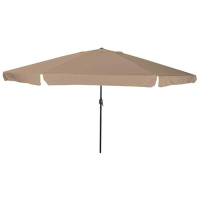 Tuinparasol Taupe en Zwart 395 x 395 x 245 cm