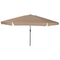 Tuinparasol Taupe en Zwart 395 x 395 x 245 cm