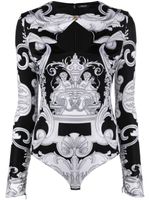 Versace body à imprimé baroque - Noir - thumbnail