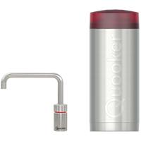 Quooker Nordic Square Kokendwaterkraan Single Tap Set - Kokend Water - RVS - Inclusief COMBI Reservoir