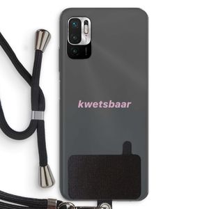 kwetsbaar: Xiaomi Redmi Note 10 5G Transparant Hoesje met koord
