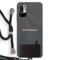 kwetsbaar: Xiaomi Redmi Note 10 5G Transparant Hoesje met koord