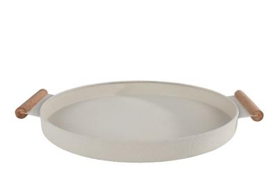 Dienblad Ray beige metaal