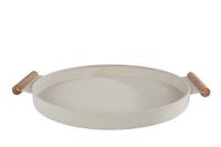 Dienblad Ray beige metaal