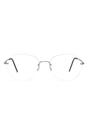 Lindberg lunettes de vue 2528 à design sans monture - Gris