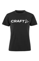 Craft Community 2.0 t-shirt korte mouw zwart dames