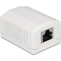 Network Wall Outlet 1 Port Cat.6A LSA Montagedoos