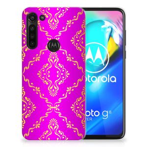 Siliconen Hoesje Motorola Moto G8 Power Barok Roze