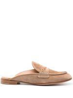 Gianvito Rossi mules Florio en daim - Marron - thumbnail