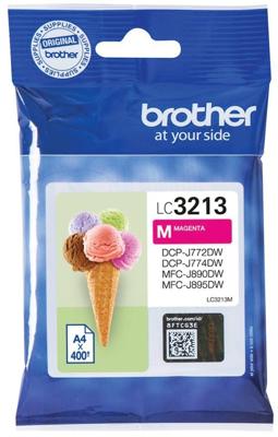 Brother inktcartridge, 400 pagina&apos;s, OEM LC-3213M, magenta