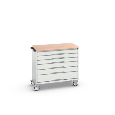 Bott Verso Mobiele Kast | 1050x600x980mm | 6 Laden | MPX Top | RAL 7035 - 16927054.16