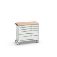 Bott Verso Mobiele Kast | 1050x600x980mm | 6 Laden | MPX Top | RAL 7035 - 16927054.16 Bott Verso Mobiele Kast | 1050x600x980mm | 6 Laden | MPX Top | RAL 7035 - 16927054.16