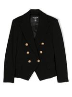 Balmain Kids blazer à boutonnière croisée - Noir - thumbnail