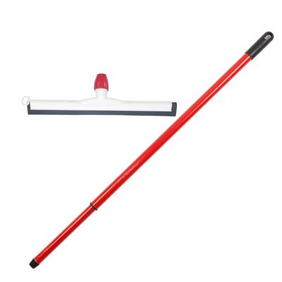 Betra Douchetrekker/vloertrekker - kunststof - wit - natuur rubber - B55 cm - Uitschuif steel