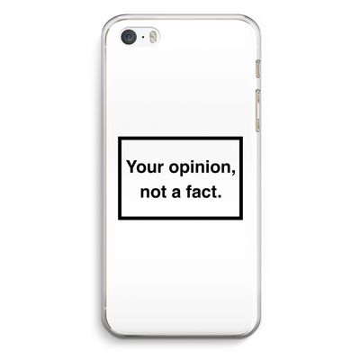 Your opinion: iPhone 5 / 5S / SE Transparant Hoesje