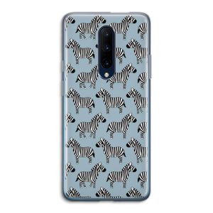 Zebra: OnePlus 7 Pro Transparant Hoesje