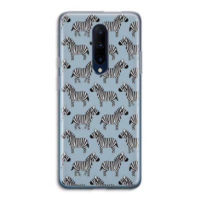 Zebra: OnePlus 7 Pro Transparant Hoesje