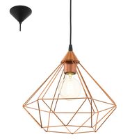 EGLO hanglamp Tarbes 1 - koperkleurig - Leen Bakker - thumbnail