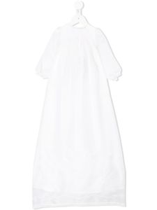 Dolce & Gabbana Kids robe allongée en dentelle - Blanc