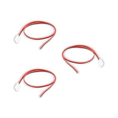 3x Aansluitstuk met kabel 50 cm soldeervrij
