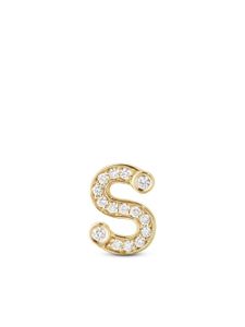 Sophie Bille Brahe puce d'oreille Petite E en or 18ct