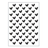 Vaessen Creative • love it embossing folder hartjes