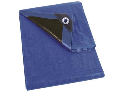 Dekzeil blauw/zwart ultrasterk 5 x 8 m - Velleman