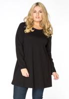 Yoek Tuniek wide bottom | Zwart | Maat 42/44