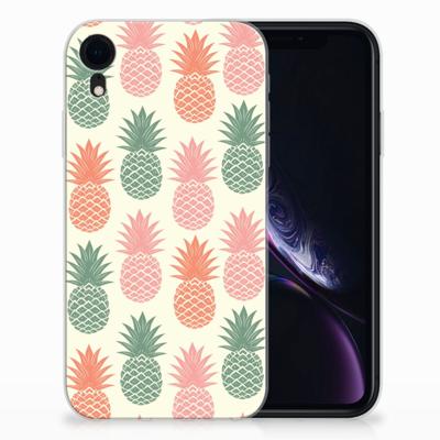 Apple iPhone Xr | Siliconen Case | Ananas