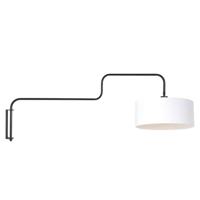 Steinhauer WandlampBloeba zwart met wit - 4173ZW