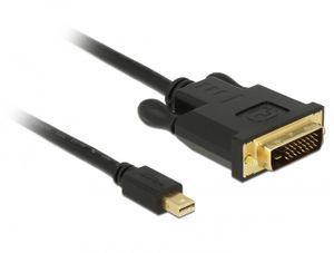 DeLOCK 83990 video kabel adapter 3 m Mini DisplayPort DVI-D Zwart
