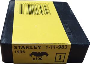 100 Stanley reservemesjes 1996 zonder gaten