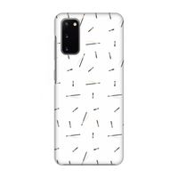 Hipster stripes: Volledig geprint Samsung Galaxy S20 Hoesje