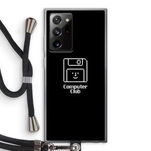 Hello: Samsung Galaxy Note 20 Ultra / Note 20 Ultra 5G Transparant Hoesje met koord