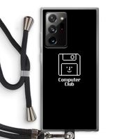 Hello: Samsung Galaxy Note 20 Ultra / Note 20 Ultra 5G Transparant Hoesje met koord
