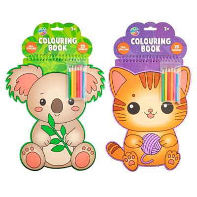 Moxy Dierenvorm kleurboek + potloden