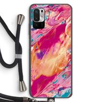Pastel Echoes: Xiaomi Redmi Note 10 5G Transparant Hoesje met koord Pastel Echoes: Xiaomi Redmi Note 10 5G Transparant Hoesje met koord