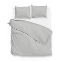 Dekbedovertrek Katoen Satijn Satinado Ash Grey Effen 240x200 Cm Zo!Home - Dekbed-Discounter.nl