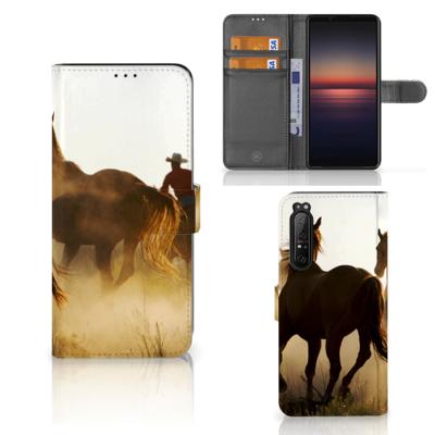 Sony Xperia 1 II | Telefoonhoesje | Met pasjeshouder | Design Cowboy