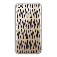 Marrakech Zigzag: Huawei Ascend P8 Lite (2017) Transparant Hoesje