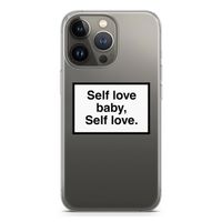 Self love: iPhone 13 Pro Transparant Hoesje