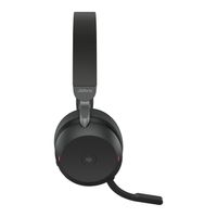 Jabra Evolve2 75 Over Ear headset Telefoon Kabel Zwart Indicator voor batterijstatus, Microfoon uitschakelbaar (mute) - thumbnail