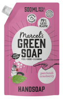 Marcel's Green Soap Handzeep patchouli & cranberry navul 500 Milliliter