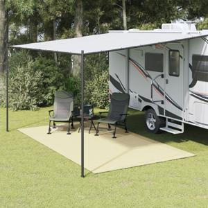 VidaXL Tenttapijt 4x2,5 m crèmekleurig