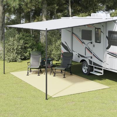 VidaXL Tenttapijt 4x2,5 m crèmekleurig