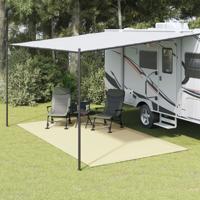 VidaXL Tenttapijt 4x2,5 m crèmekleurig