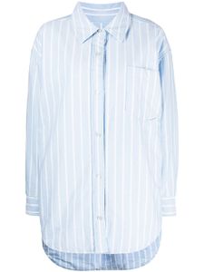 Alexander Wang surchemise Oxford à design matelassé - Bleu