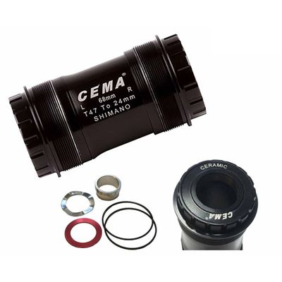 Cema bracketas t47 sram gxp-keramisch-zwart