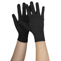 Goedkope zwarte handschoenen voor volwassenen kort   -